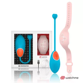   WearWatch - távirányítós tojás vibrátor, kék/rózsaszín