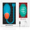 WEARWATCH – távirányítós tojás vibrátor aquamarine színben