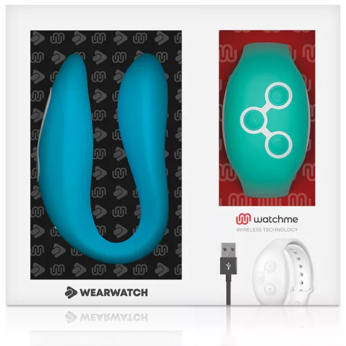 WEARWATCH - kettős technológiás vibrátor indigo/sósvízben
