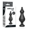 ADDICTED TOYS – prémium anális szexuális dugó 13,6 cm, fekete