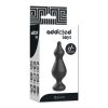 ADDICTED TOYS – prémium anális szexuális dugó 13,6 cm, fekete