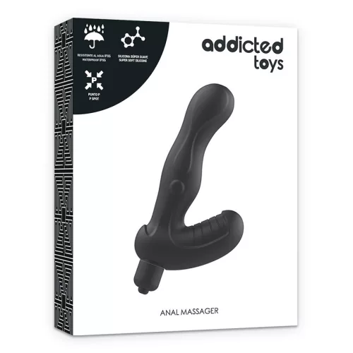 ADDICTED TOYS - szilikon prosztata vibrátor anális ingerléshez