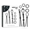 ADDICTED TOYS – rugalmas szilikon péniszgyűrű készlet 7 db