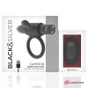 BLACK&SILVER - távirányítós vibráló heregyűrű