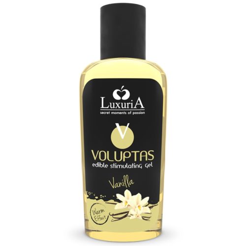 INTIMATELINE LUXURIA – melegítő hatású ehető masszázsgél vaníliás