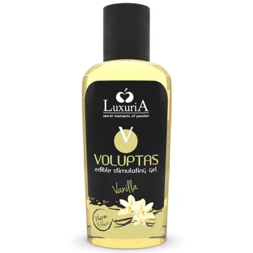 INTIMATELINE LUXURIA – melegítő hatású ehető masszázsgél vaníliás