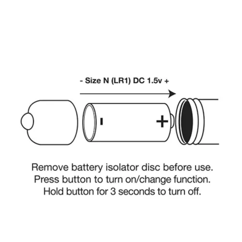 Rocks-Off RO-80mm – vibráló golyó prémium fémből