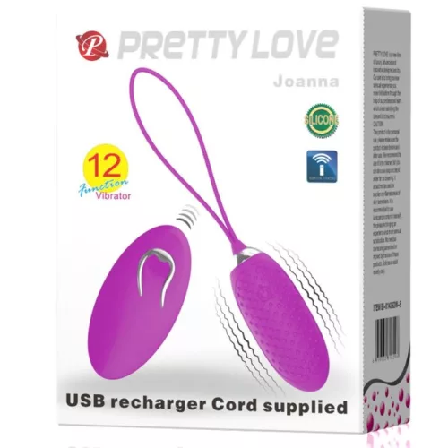 PRETTY LOVE - vibráló tojás távirányítóval, 12 üzemmóddal