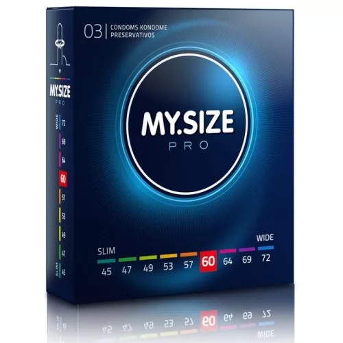 MY SIZE PRO óvszer - 60mm, 3 db