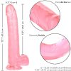 CALEXOTICS - Méretes pink dildó 25,5 cm