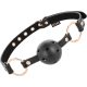 BEGME – fekete bőrball gag prémium vegán bőrből