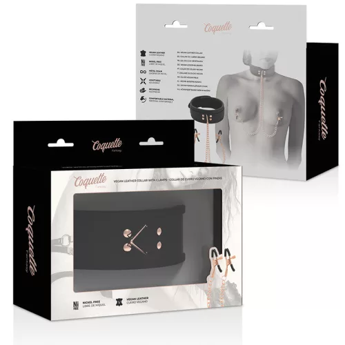 Coquette Chic Desire – fantázia mellbimbó bilincs nyaklánc