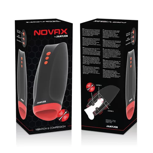 JAMYJOB Novax - vibráló és tömörítő maszturbátor