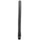 ALL BLACK – 27 cm-es szilikon anális masszírozó zuhanyhoz