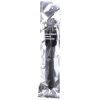 All Black Mega Ripple – 28,5 cm anális vibrátor szilikonból