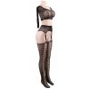 QUEEN FEHÉRNEMŰ BODYSTOCKING HOSSZÚ UJJÚ FELSŐ S-L