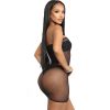 QUEEN FEHÉRNEMŰ SHINNY-DRESS BODYSTOCKING S-L