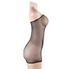 QUEEN FEHÉRNEMŰ SHINNY-DRESS BODYSTOCKING S-L