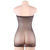 QUEEN FEHÉRNEMŰ SHINNY-DRESS BODYSTOCKING S-L