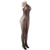 QUEEN fehérnemű - érzéki félvállas bodystocking S-L