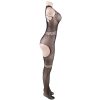 QUEEN FEHÉRNEMŰ MULTISTRAPS SLING ÜREGES BODYSTOCKING S-L