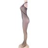 QUEEN FEHÉRNEMŰ FELEMÁS NYAKÚ ÉS HÁTUL NYITOTT BODYSTOCKING S-L