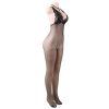 QUEEN FEHÉRNEMŰ HÁLÓS ÁTLÁTSZÓ NYITOTT BODYSTOCKING S-L