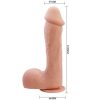 BAILE - élethű bőrhatású dildo, 22 cm