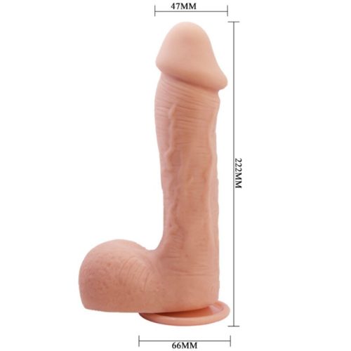 BAILE - élethű bőrhatású dildo, 22 cm