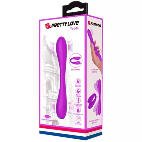 PRETTY LOVE YEDDA – rugalmas vibrátor érzéki élményekhez