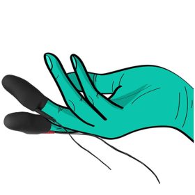 ELECTRASTIM Explorer – elektro szexujjhuza gumiujjak