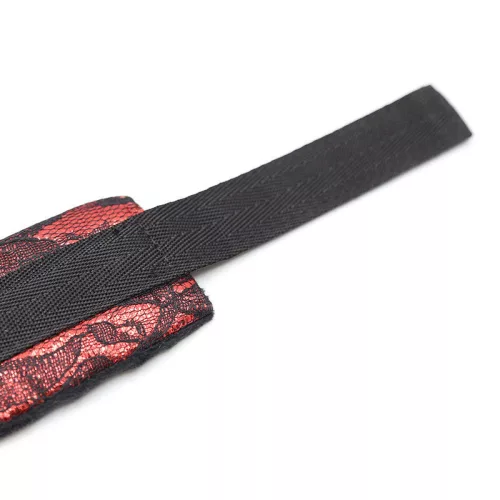 OHMAMA FETISH – bársonyos bilincs nylon szalaggal