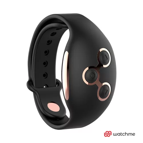 WATCHME - vezeték nélküli technológiájú okosóra fekete-aranyban