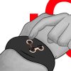 WATCHME - vezeték nélküli technológiájú okosóra fekete-aranyban