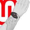 WATCHME - vezeték nélküli technológiájú okosóra fekete-aranyban