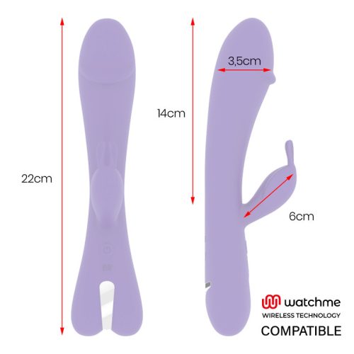 MR BOSS Aitor – vezeték nélküli nyúl vibrátor WatchMe kompatibilis