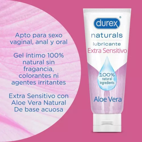 Durex Naturals – extra érzékeny síkosító 100 ml
