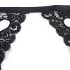 SUBBLIME – háromrészes szett: melltartó, harisnyatartó, tanga S/M