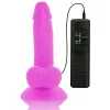 DIVERSIA – rugalmas vibráló dildó, 17 cm – prémium élvezet
