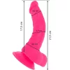 DIVERSIA – rugalmas, vibráló dildó rózsaszín 21,5 cm