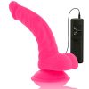 DIVERSIA – rugalmas, vibráló dildó rózsaszín 21,5 cm