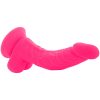 DIVERSIA – rugalmas, vibráló dildó rózsaszín 21,5 cm