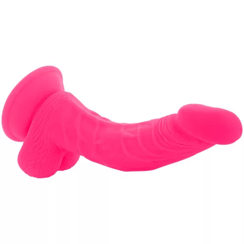 DIVERSIA – rugalmas, vibráló dildó rózsaszín 21,5 cm
