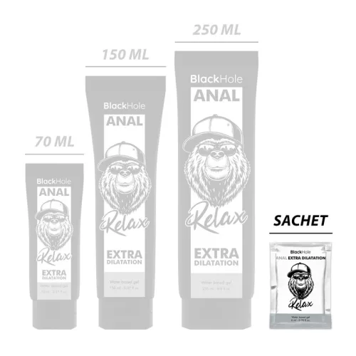 BLACK HOLE – vízbázisú gél az extra tágításhoz 6 ml