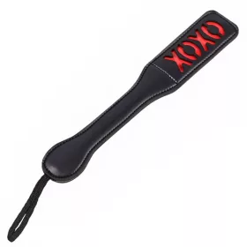 OHMAMA FETISH XOXO – stílusos bőr pirosító paddle