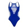 LEG AVENUE RACERBACK TANGA BODYSUIT EGY MÉRET - KÉK