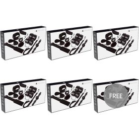   EXPERIENCE - prémium BDSM szett fekete sorozat 5+1 ajándék