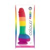 PRIDE - LGBT ZÁSZLÓS DILDÓ 19 CM