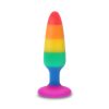 PRIDE - 8,5 cm LGBT zászlós anális dugó