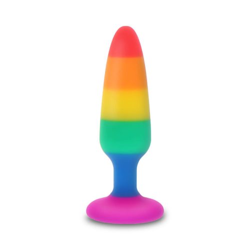 PRIDE - 8,5 cm LGBT zászlós anális dugó